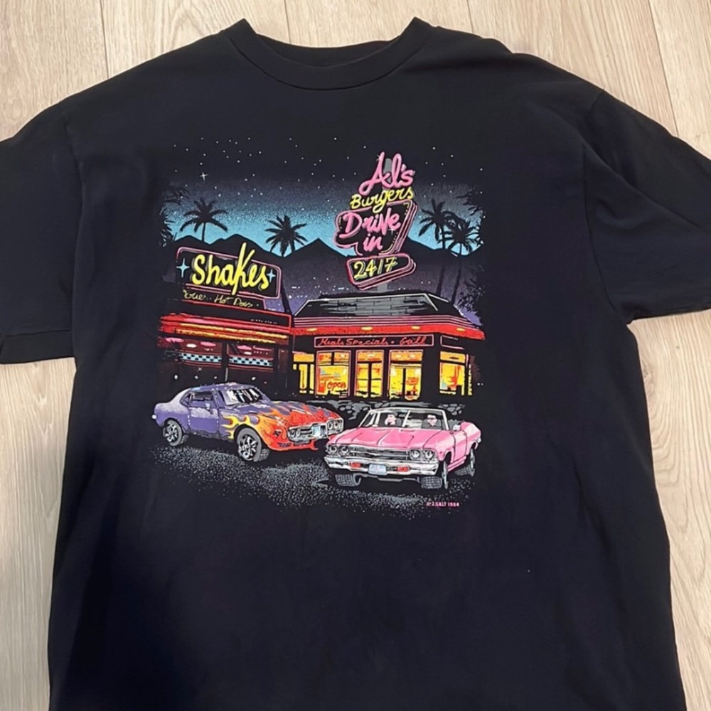 Brandy Melville Rita al’s burger oversized t